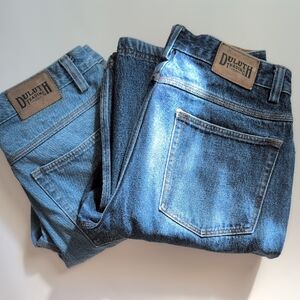 Duluth Trading Co 34x32 Men's Work Wear Blue Jeans Bundle